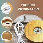 Universe 3D Crystal Galaxy Lamp – Premium LED Table Light