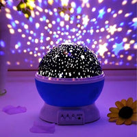 Galaxy Star Projector Night Lamp | 360° Rotating LED Sky Light