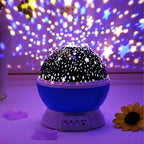 Galaxy Star Projector Night Lamp | 360° Rotating LED Sky Light