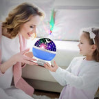 Galaxy Star Projector Night Lamp | 360° Rotating LED Sky Light