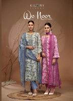 Wo noor by trends jam cotton daily wear fancy 3pcs dress