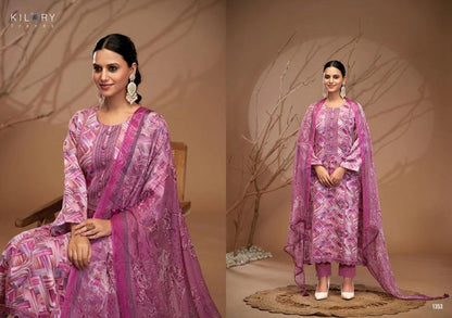 Wo noor by trends jam cotton daily wear fancy 3pcs dress